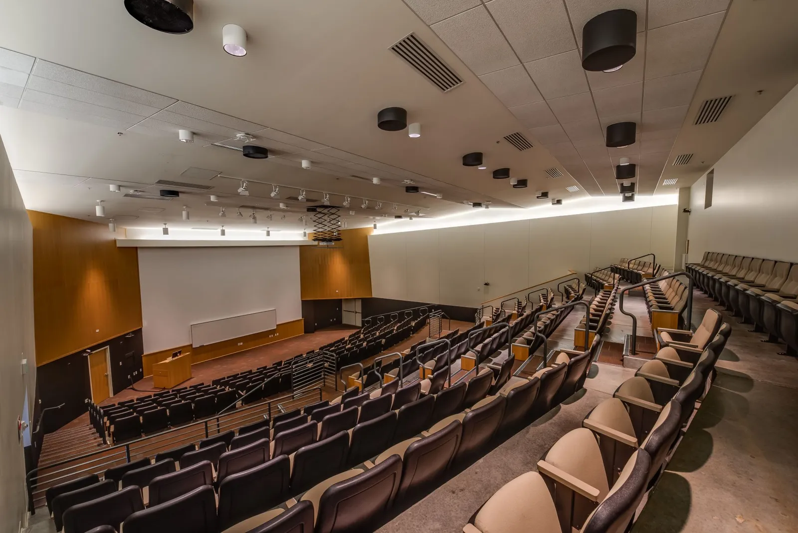 Conference center auditorium interior